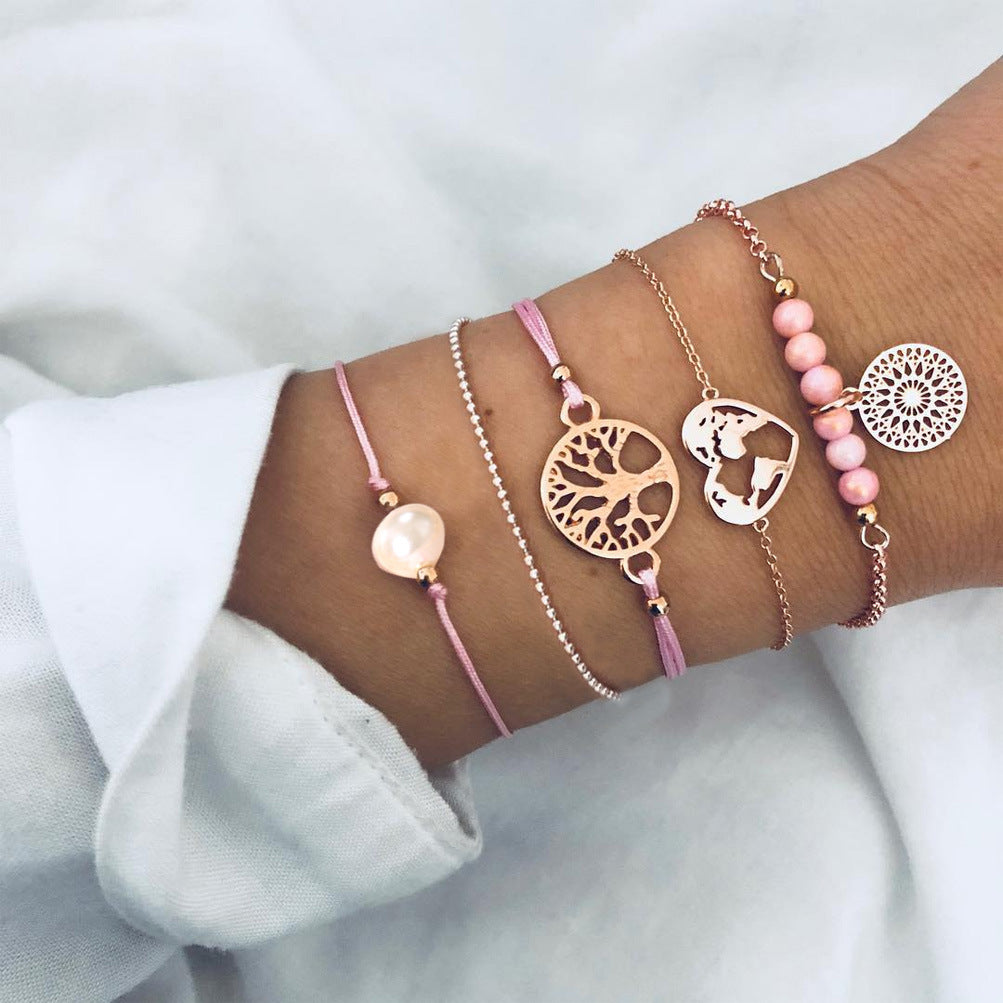 Beautiful Pearl Set with Unique Style