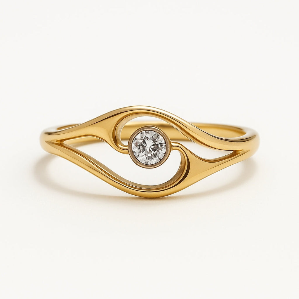 Beautiful Gold Ring with Unique Style