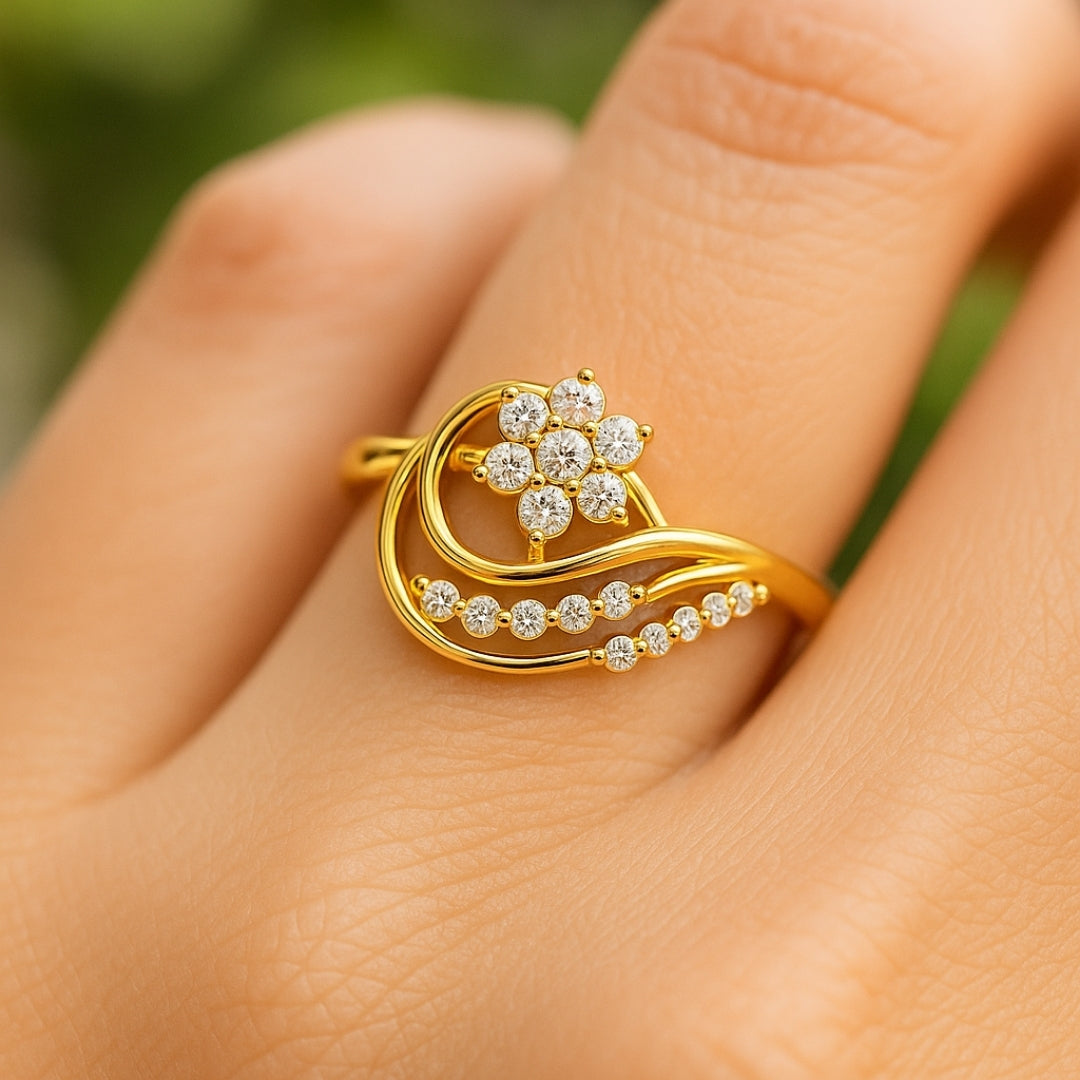 Beautiful Gold Ring with Unique Style