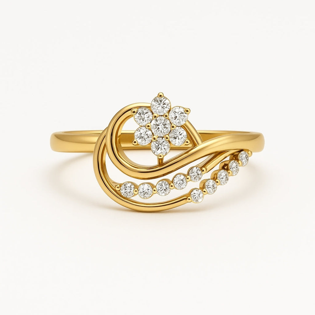Beautiful Gold Ring with Unique Style