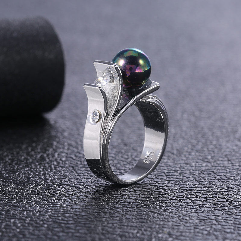Beautiful Pearl Ring with Unique Style