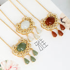 Vintage Handmade Gold Necklace