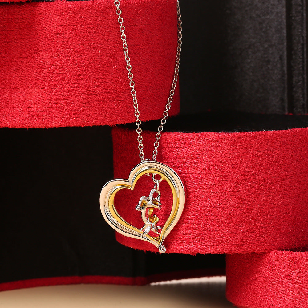 Vintage Handmade Gold Necklace