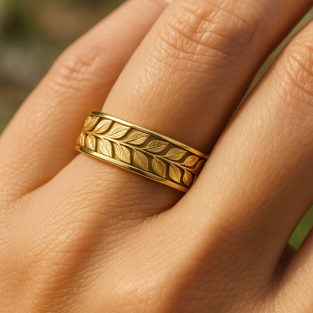 Beautiful Gold Ring with Unique Style