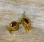 Delicate Artisan Gold Earring