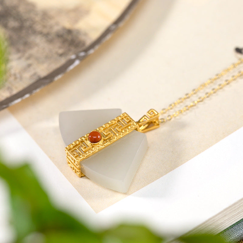 Vintage Handmade Gold Necklace