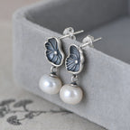 Vintage Handmade Silver Earring