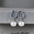 Vintage Handmade Silver Earring