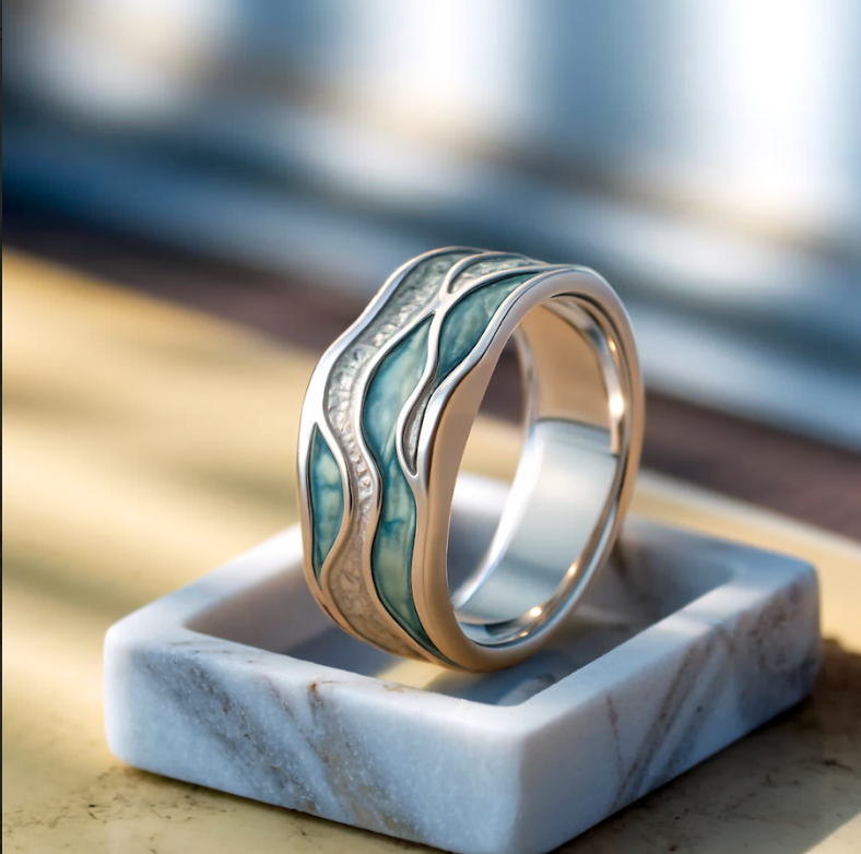 Delicate Artisan Silver Ring
