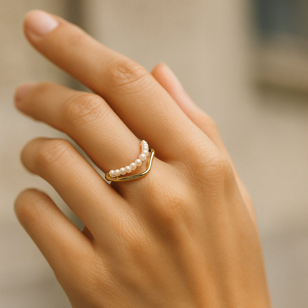 Beautiful Gold Ring with Unique Style