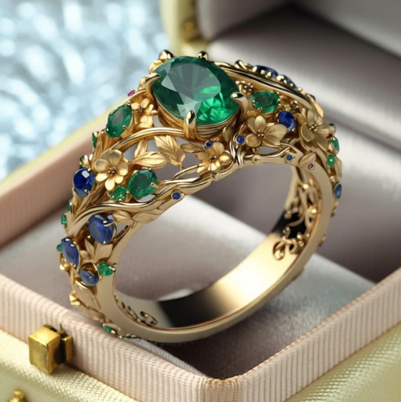 Romantic Gold Ring for Special Moments