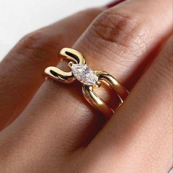Beautiful Gold Ring with Unique Style