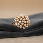 Delicate Artisan Pearl Ring