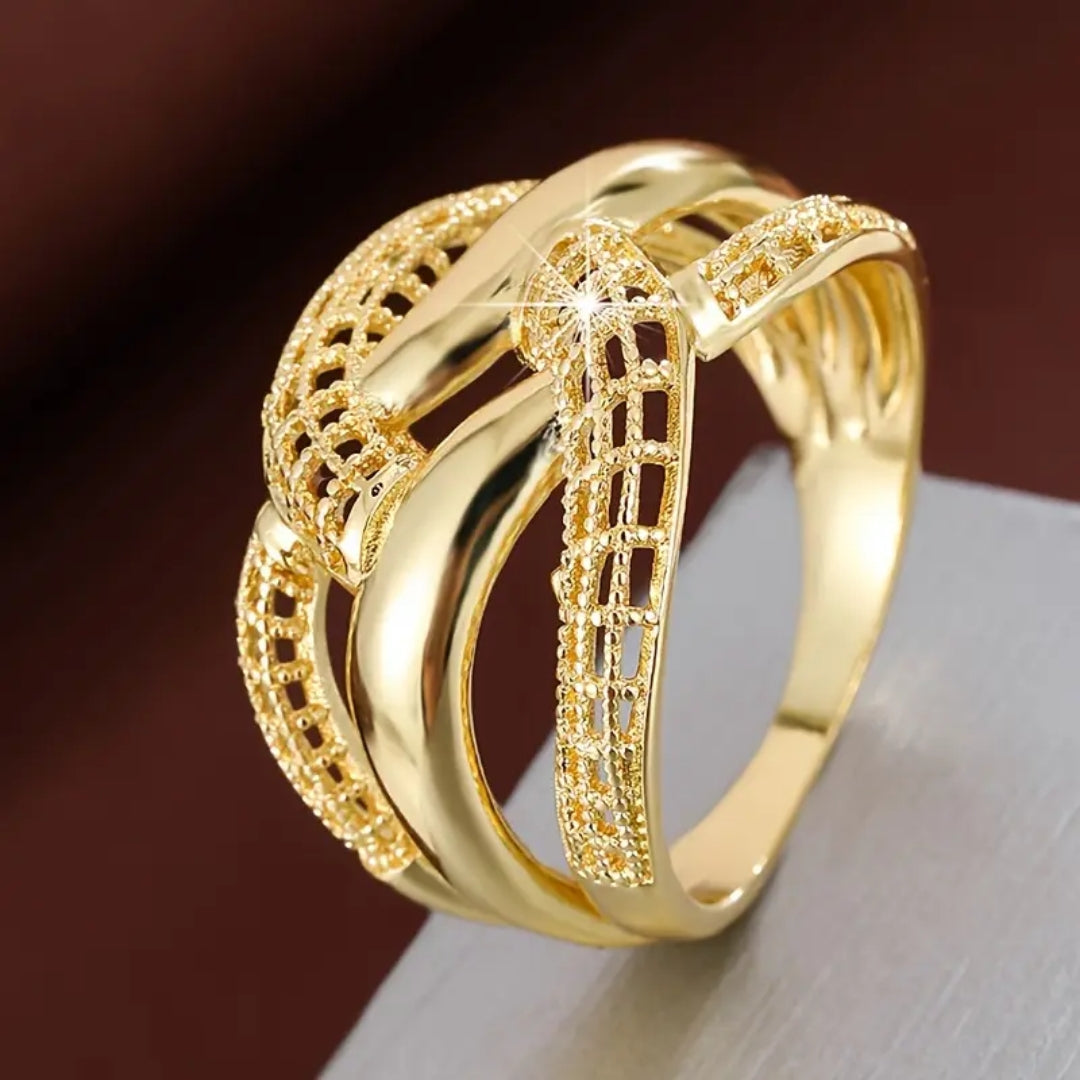 Beautiful Gold Ring with Unique Style