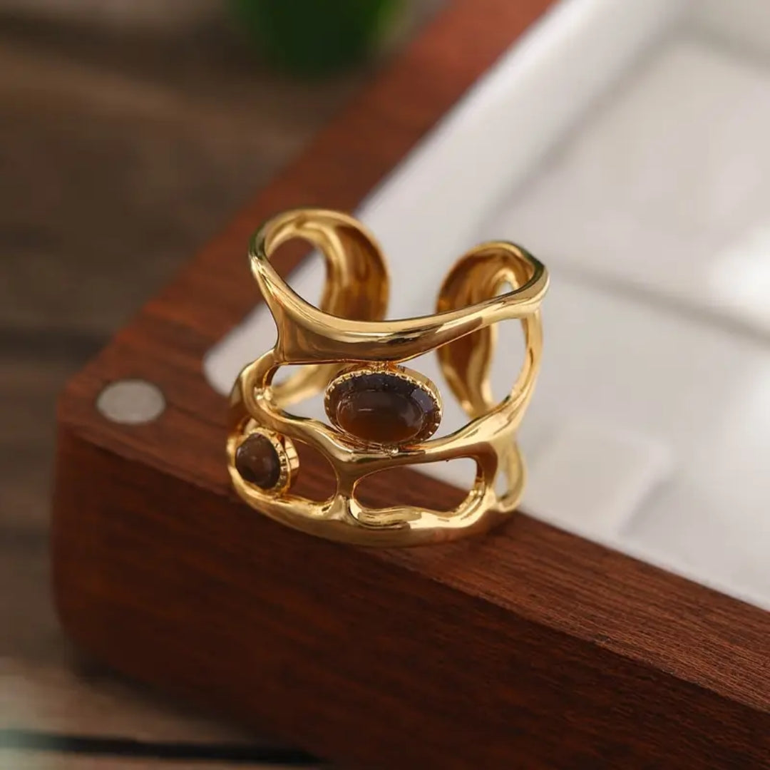 Beautiful Gold Ring with Unique Style