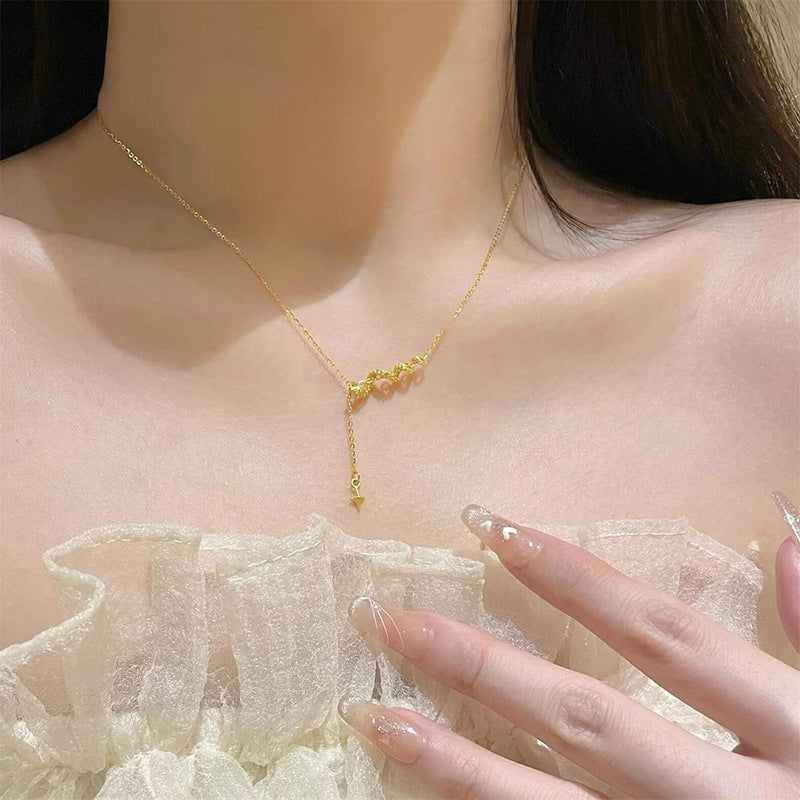 Vintage Handmade Gold Necklace