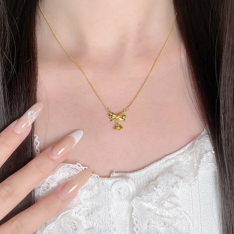 Vintage Handmade Gold Necklace