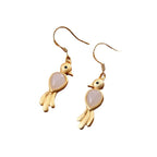 Vintage Handmade Gold Earring