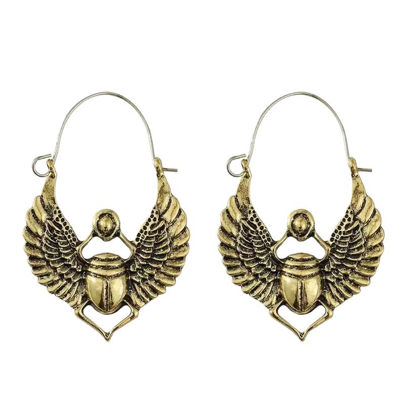 Delicate Artisan Gold Earring