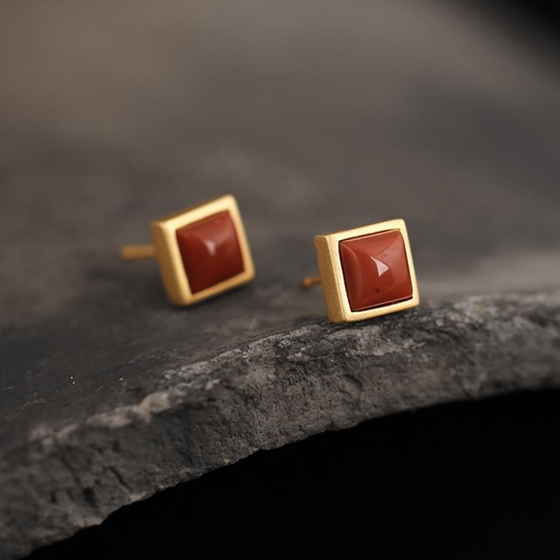 Vintage Handmade Silver Earring