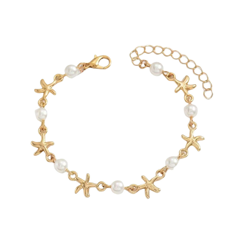 Beautiful Pearl Anklet with Unique Style