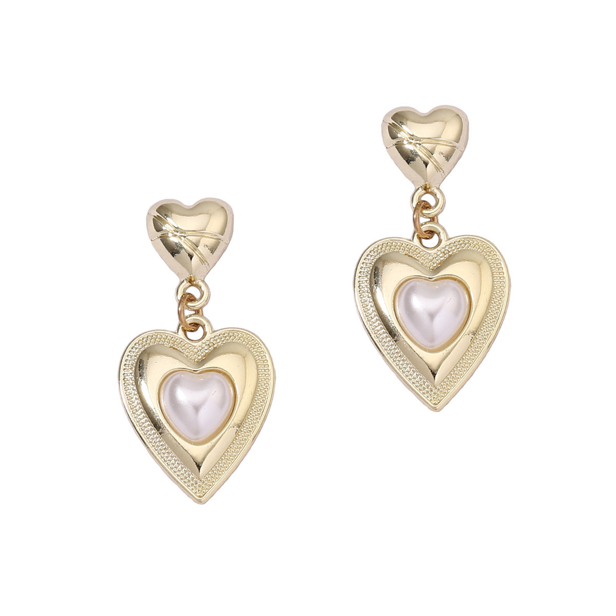 Vintage Handmade Gold Earring