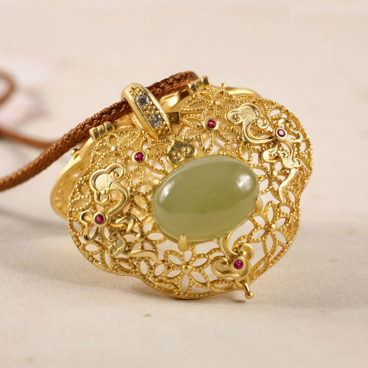 Vintage Handmade Gold Necklace