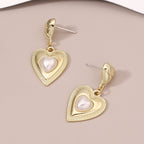 Vintage Handmade Gold Earring