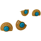 Vintage Handmade Gold Earring