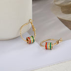 Vintage Handmade Gold Earring