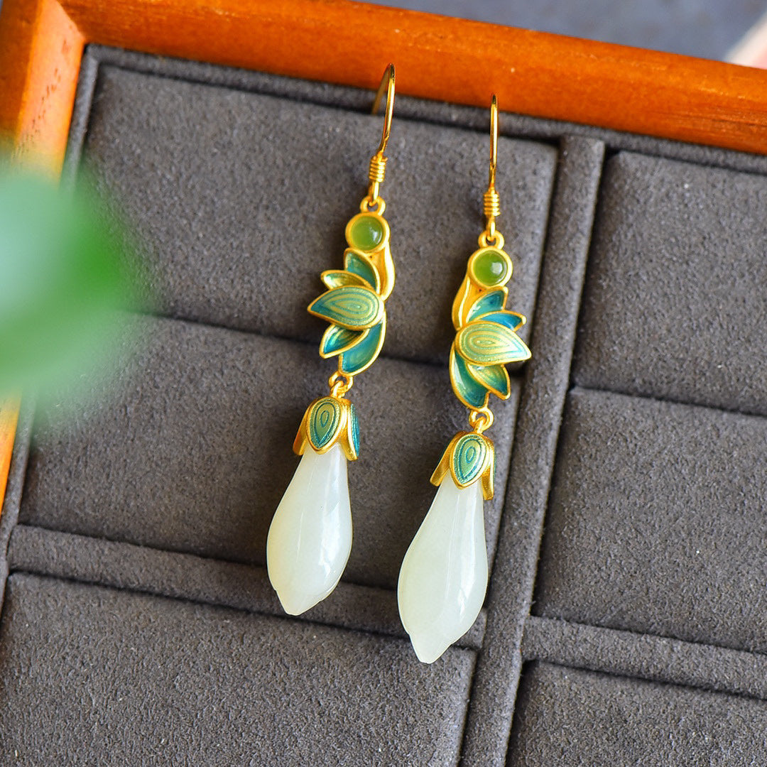 Vintage Handmade Gold Earring