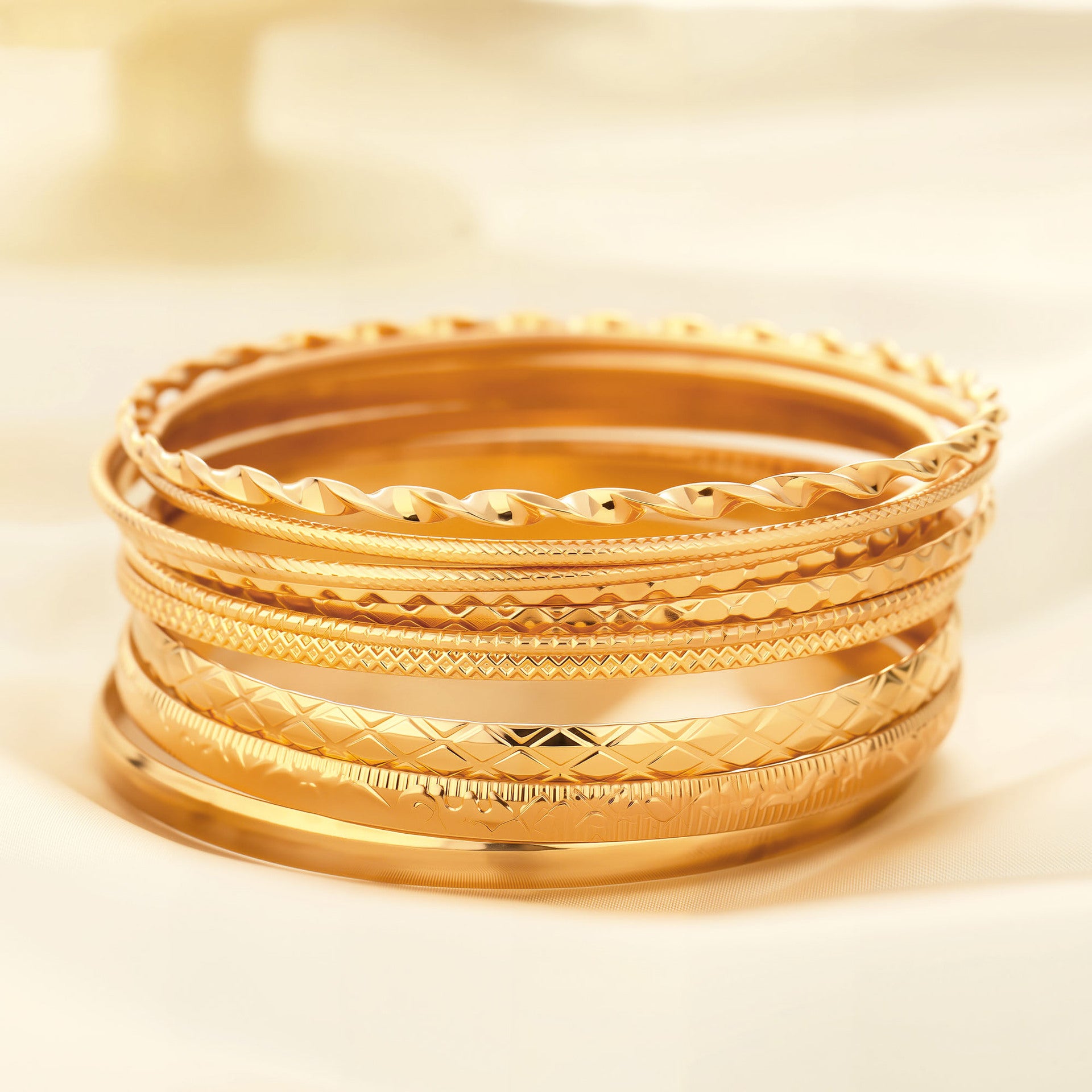 Vintage Handmade Gold Set