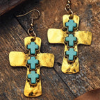 Vintage Handmade Gold Earring