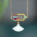 Vintage Handmade Gold Necklace