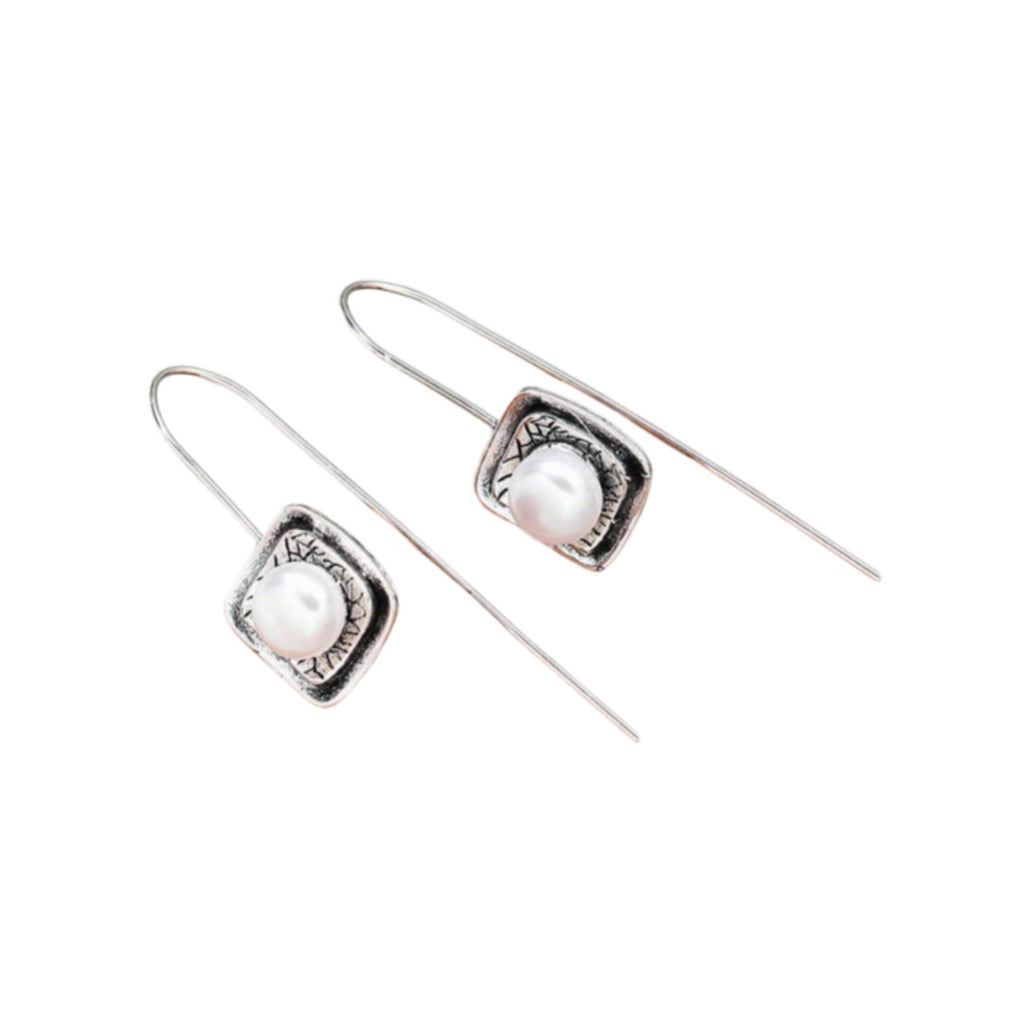 Delicate Artisan Pearl Earring