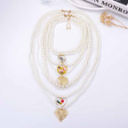 A Beautiful Pearl Necklace with Unique Style