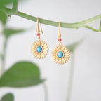 Vintage Handmade Gold Earring