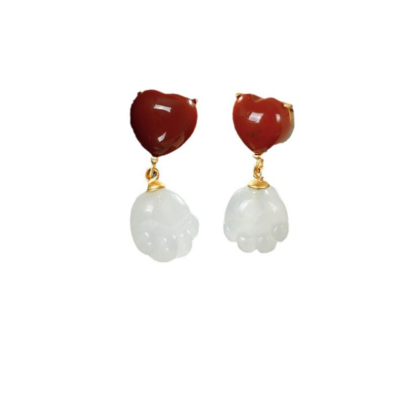 Vintage Handmade Gold Earring