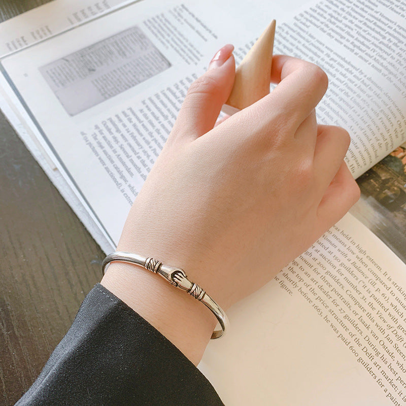 Beautiful Silver Bracelet with Unique Style