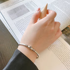 Beautiful Silver Bracelet with Unique Style