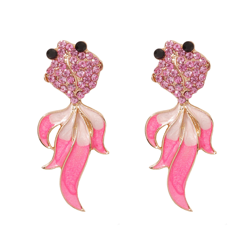 Vintage Handmade Gold Earring