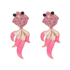 Vintage Handmade Gold Earring