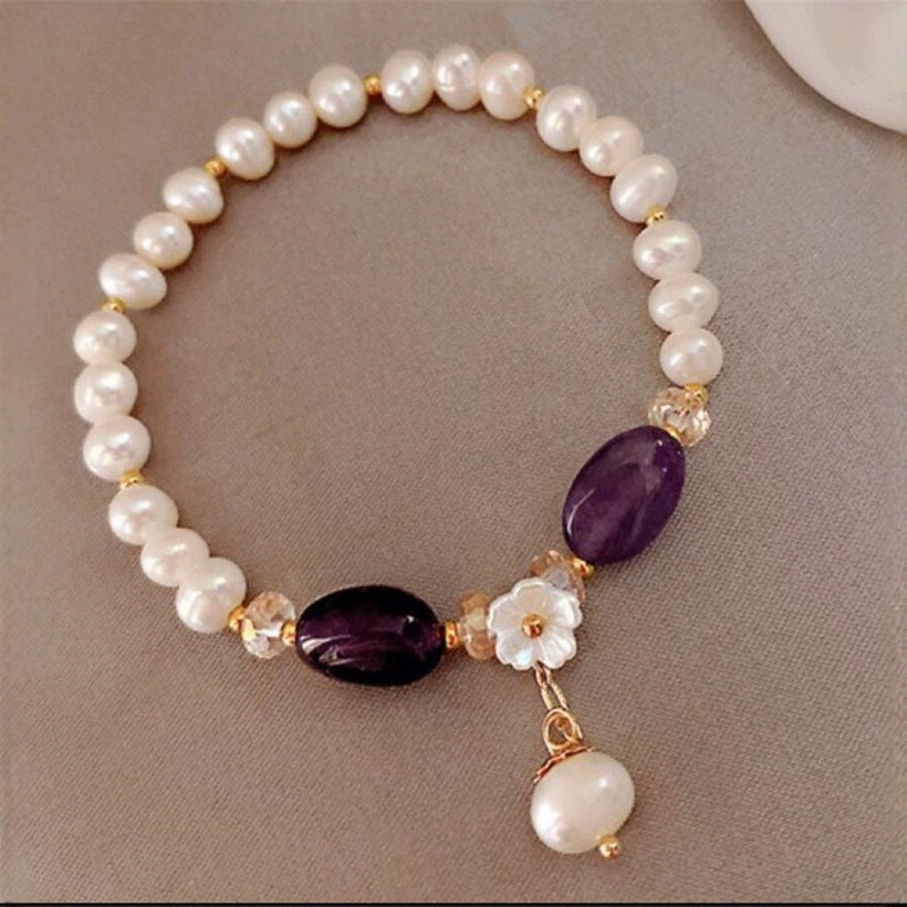 A Delicate Artisan Pearl Bracelet