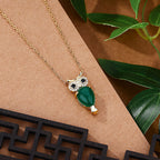 Vintage Handmade Gold Necklace