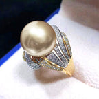Beautiful Pearl Ring with Unique Style
