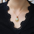 Vintage Handmade Gold Necklace