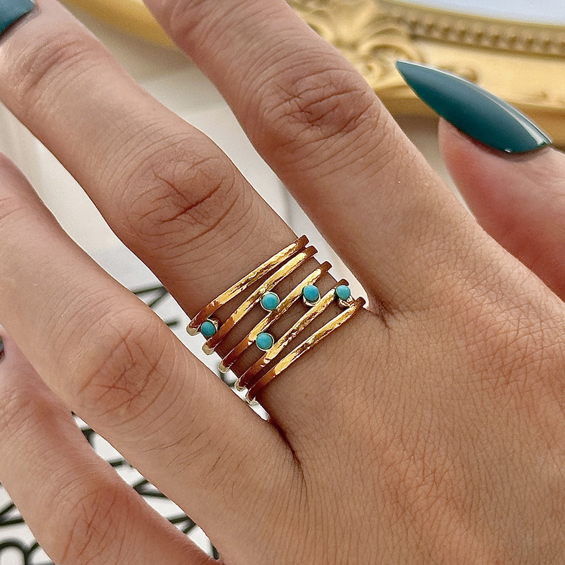 Beautiful Gold Ring with Unique Style
