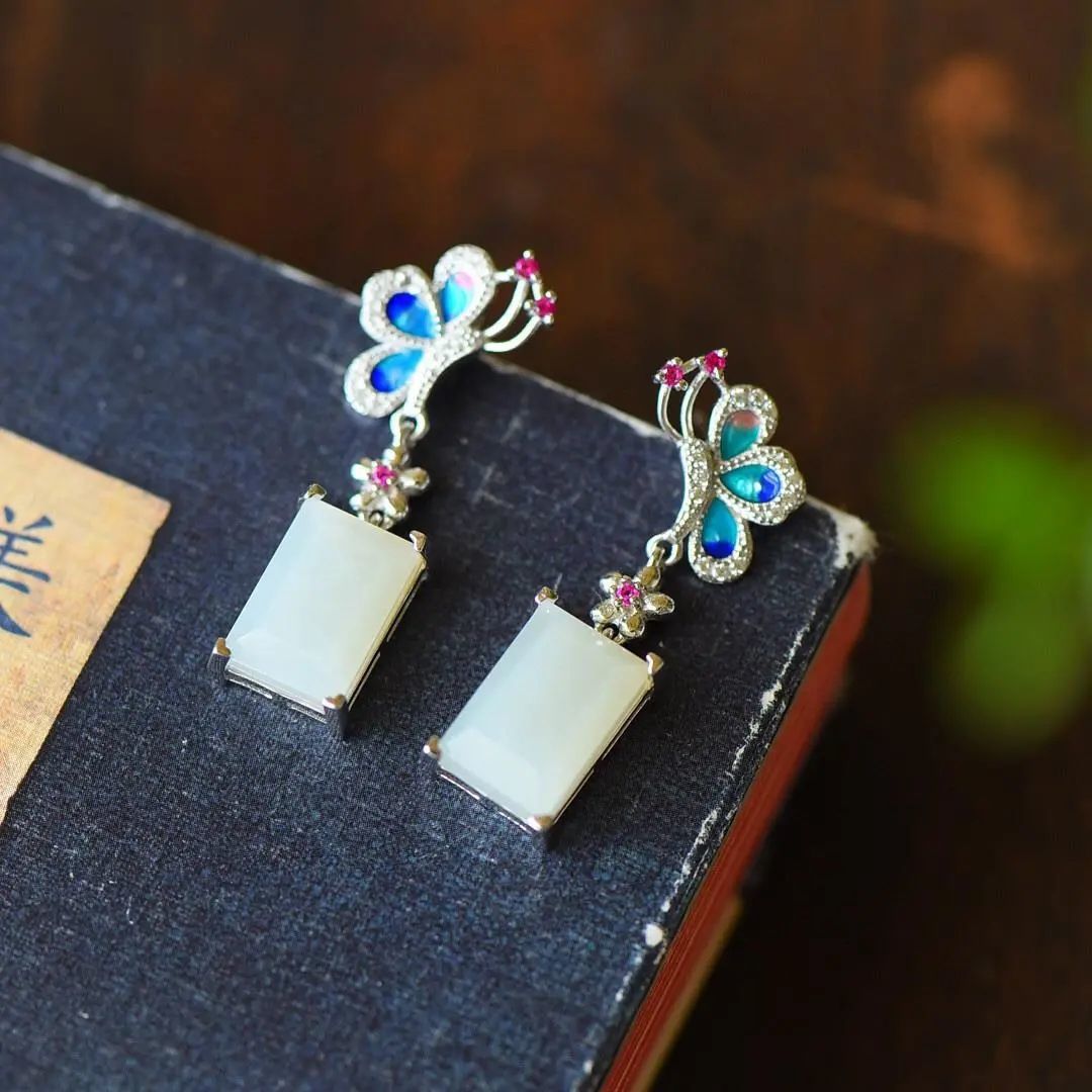 Vintage Handmade Silver Earring