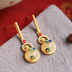 Vintage Handmade Gold Earring