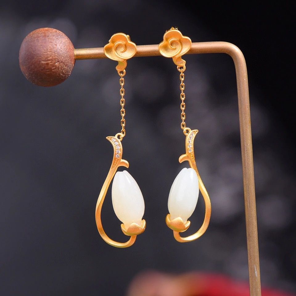 Vintage Handmade Silver Earring